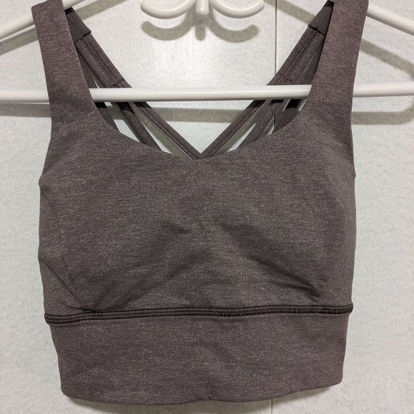 Lululemon Free to be Serene Bra *Longline (Heathered Lunar Rock) - Picture 1 of 2